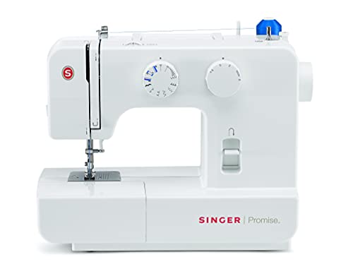 Singer 1409 Promise - Máquina de Coser Mecánica, 9 puntadas, 120 V, color Blanco