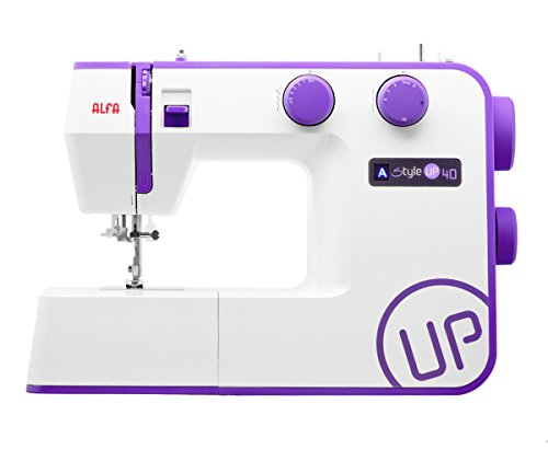 Alfa Style UP 40 - Máquina de Coser, Color Morado