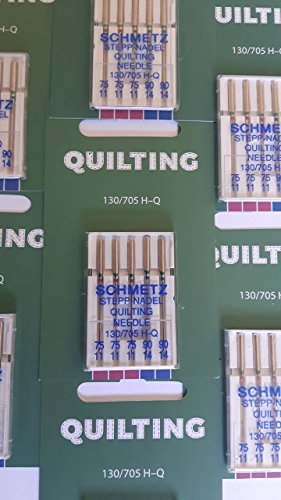 25 agujas para máquina de coser de SchMETZ: – Agujas acolchadas – Sistema de agujas 130/705 H-Q – Grosor 75 hasta 90