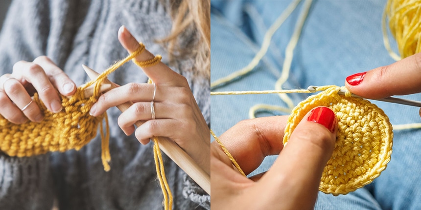 Tejer vs Crochet: ¿Qué pasatiempo creativo se adapta mejor a ti?
